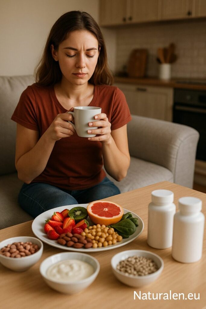 При жените темата „витамини“ почти винаги върви заедно с думите хормони, цикъл, ПМС, бременност, менопауза. Рафтовете са пълни с мултивитамини за жени, витамини за жени 50+, добавки за ПМС, „женски“ формули за коса, кожа и нокти. Ако погледнеш състава, ще видиш, че зад различните опаковки се повтарят едни и същи играчи: витамин D, желязо, фолиева киселина, витамини от група B (особено B6 и B12), йод, селен, понякога калций и омега-3. Разликата е в дозите, формата и това към коя възраст и ситуация е насочен продуктът – репродуктивна възраст, бременност, кърмене, перименопауза или менопауза.