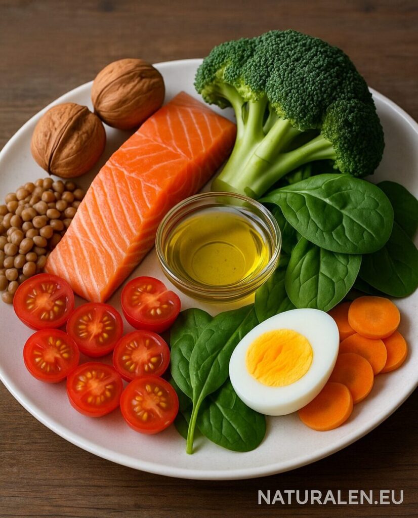 Много хора пият всеки ден „мултивитамин“ просто профилактично – уж за енергия, имунитет, кожа, коса, нокти. Това е най-масовият тип хранителни добавки за възрастни: по една таблетка сутрин и уж всичко е покрито. Истината е, че комбинираните витамини имат място, но при повечето здрави хора те могат спокойно да бъдат заменени от добре подредено меню, което работи като натурални хранителни добавки, разпределени в чинията през целия ден.