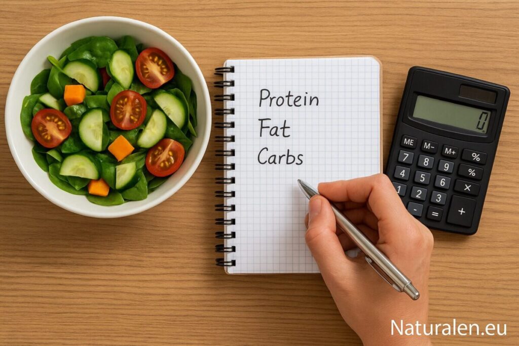 Важно е да разберем, че тялото не „решава“ да гори мазнини точно в момента, в който намалим порцията. То гледа общата дневна рамка. Калориен дефицит е резултат от цялостния дневен, седмичен или месечен баланс. Затова е нормално една по-тежка вечеря да бъде компенсирана следващия ден, и затова човек може да отслабва, дори ако не брои калория по калория, стига общият прием да е под разхода. Този принцип е универсален и важи за всички.